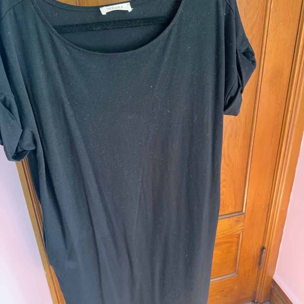 Black tshirt dress